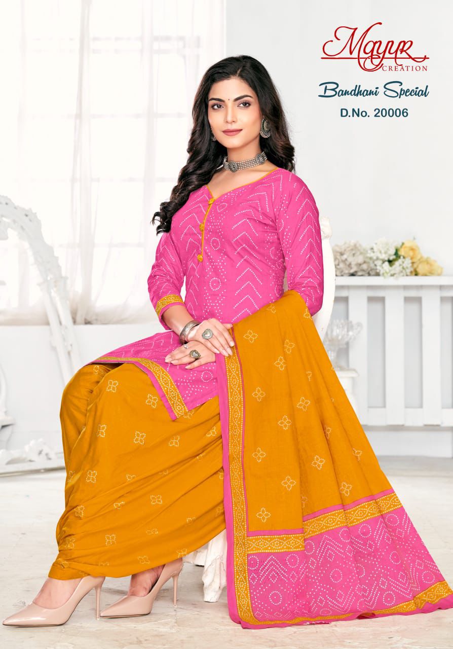 Bandhani Special Vol 20 By Mayur Printed Cotton Dress Material Wholesale Market In Surat